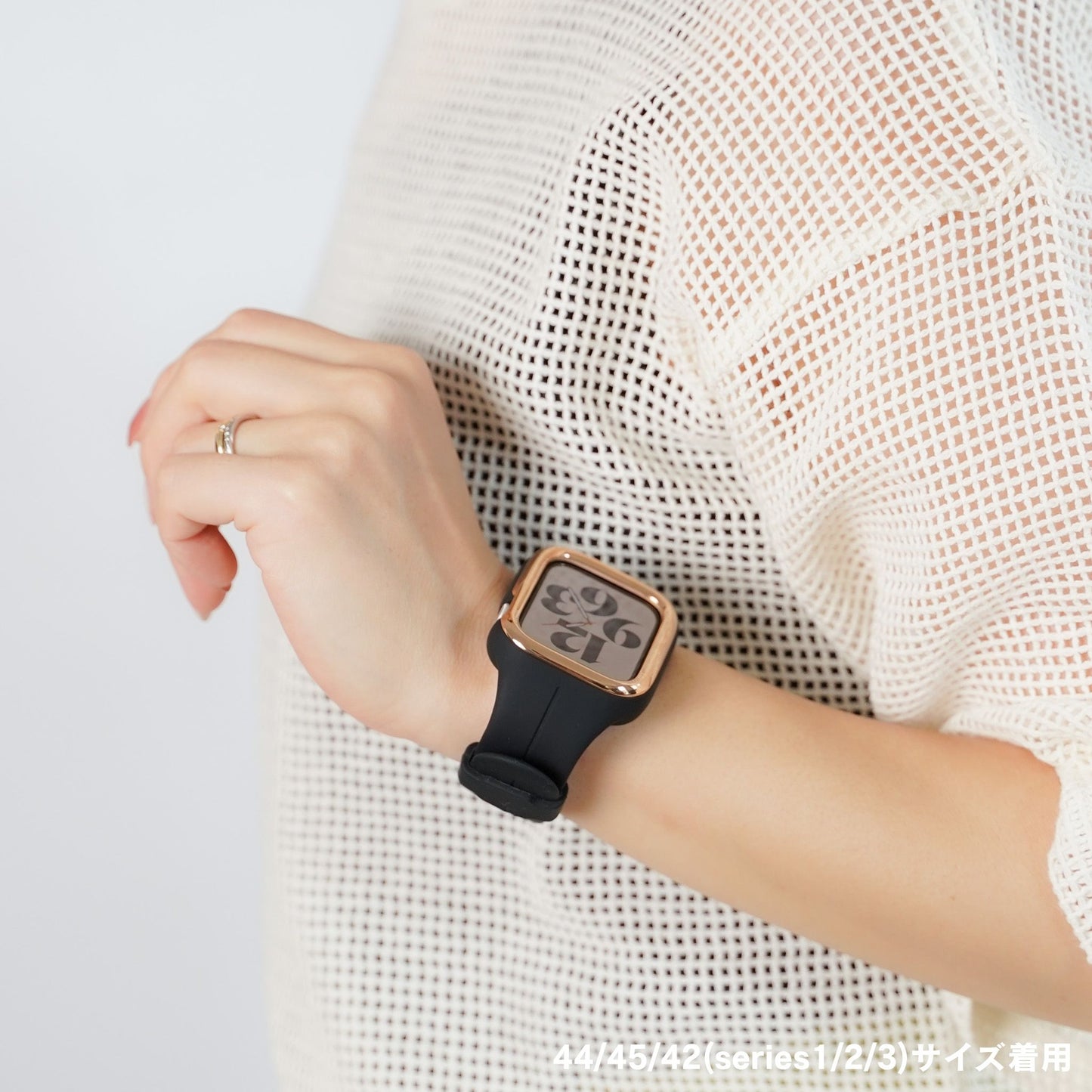 シリコン 一体型 アップルウォッチバンド ケース Apple Watch ベルト
