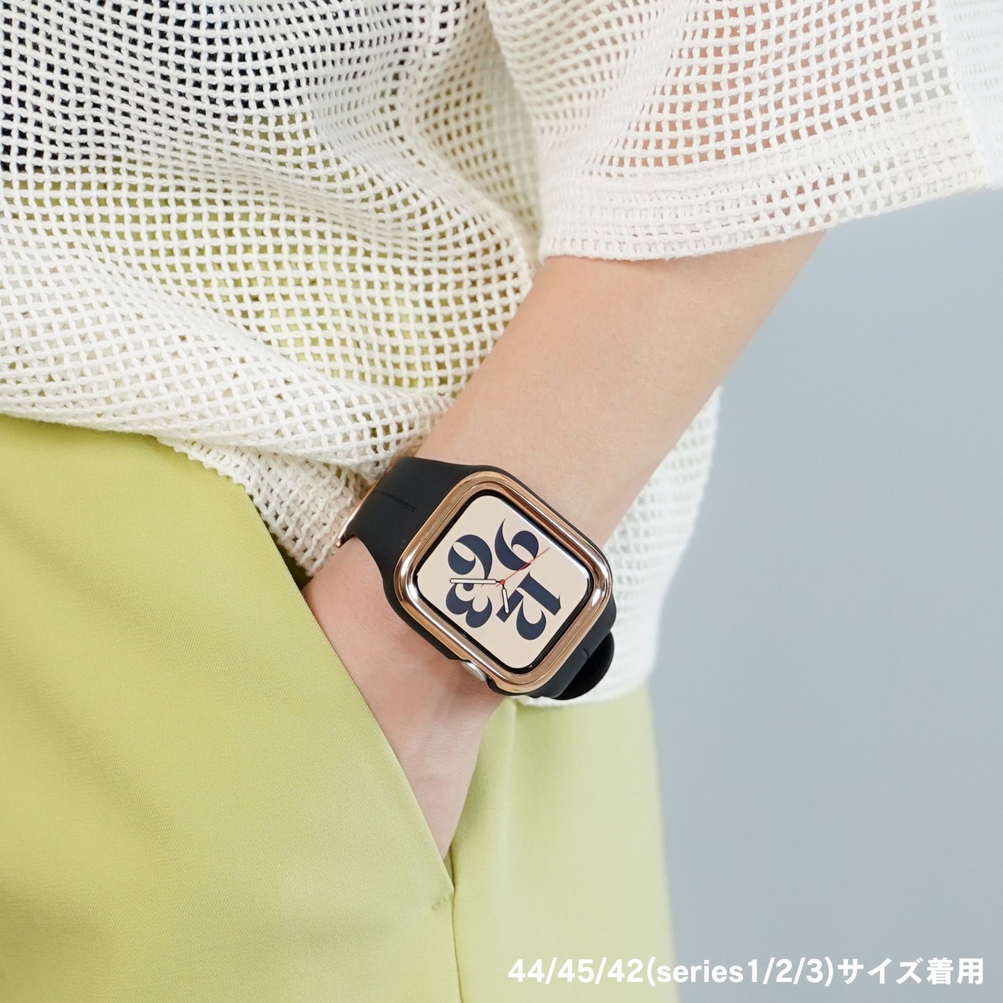 シリコン 一体型 アップルウォッチバンド ケース Apple Watch ベルト