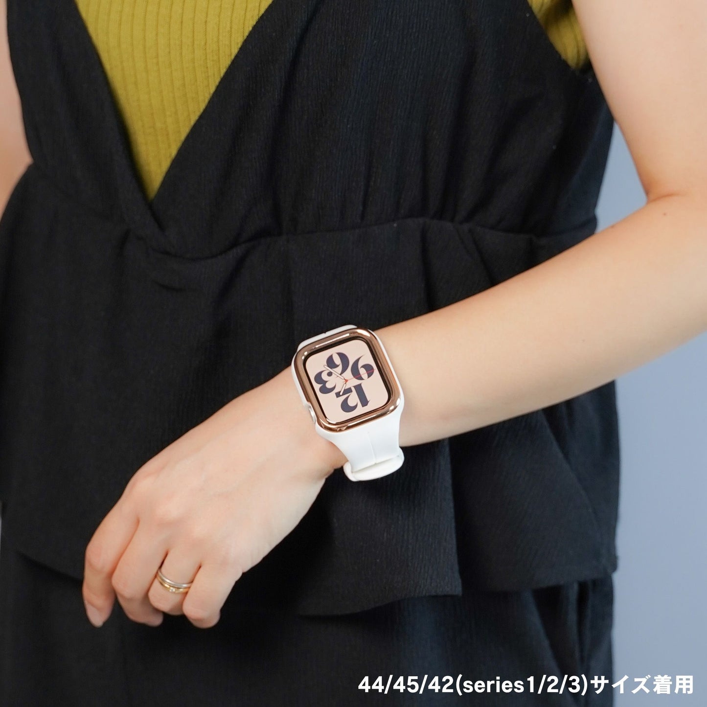 シリコン 一体型 アップルウォッチバンド ケース Apple Watch ベルト
