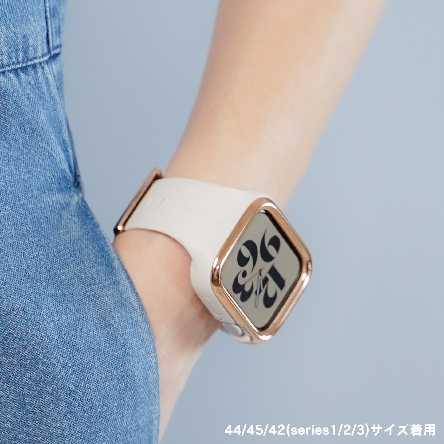 シリコン 一体型 アップルウォッチバンド ケース Apple Watch ベルト