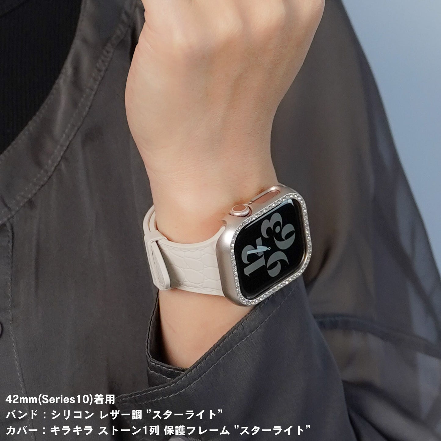 【NEW】シリコン レザー調 アップルウォッチバンド Apple Watch ベルト