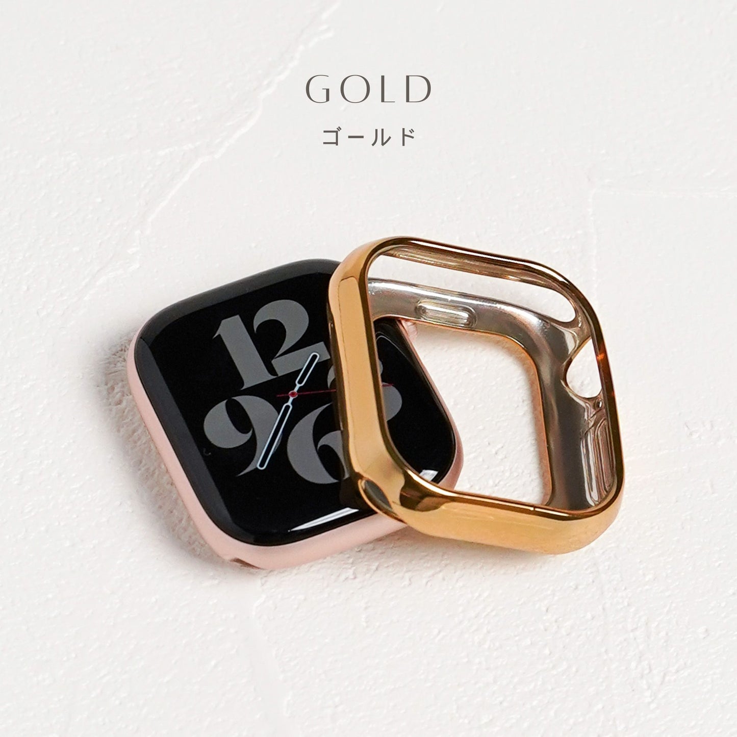 TPUハーフ 保護フレーム ソフトタイプ アップルウォッチ ハーフカバー ケース Apple Watch