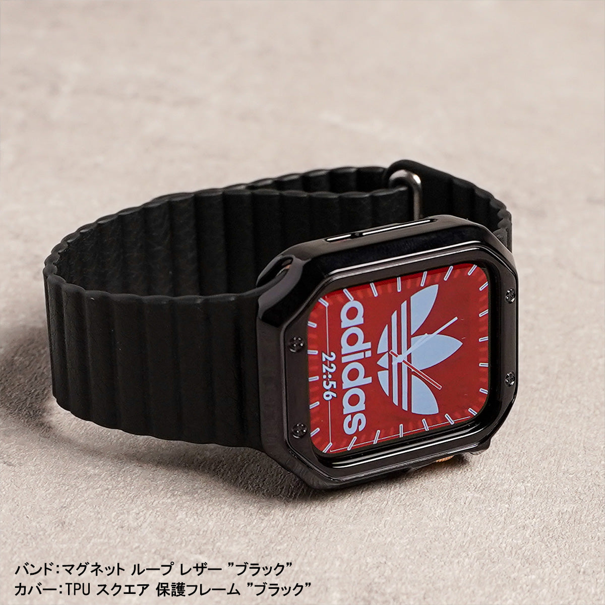TPU メッキ スクエア 保護フレーム ソフトタイプ アップルウォッチ ハーフカバー ケース Apple Watch