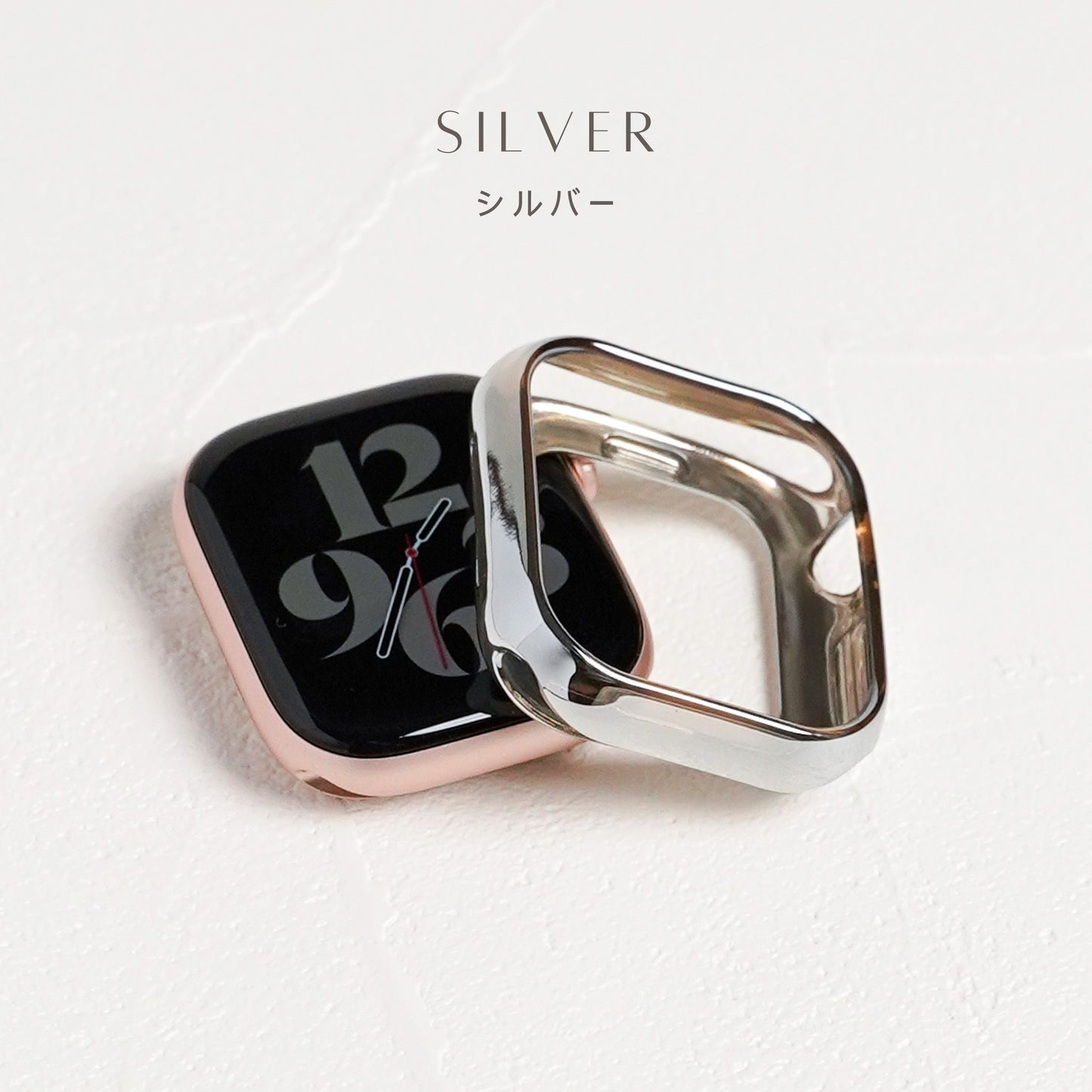 TPUハーフ 保護フレーム ソフトタイプ アップルウォッチ ハーフカバー ケース Apple Watch