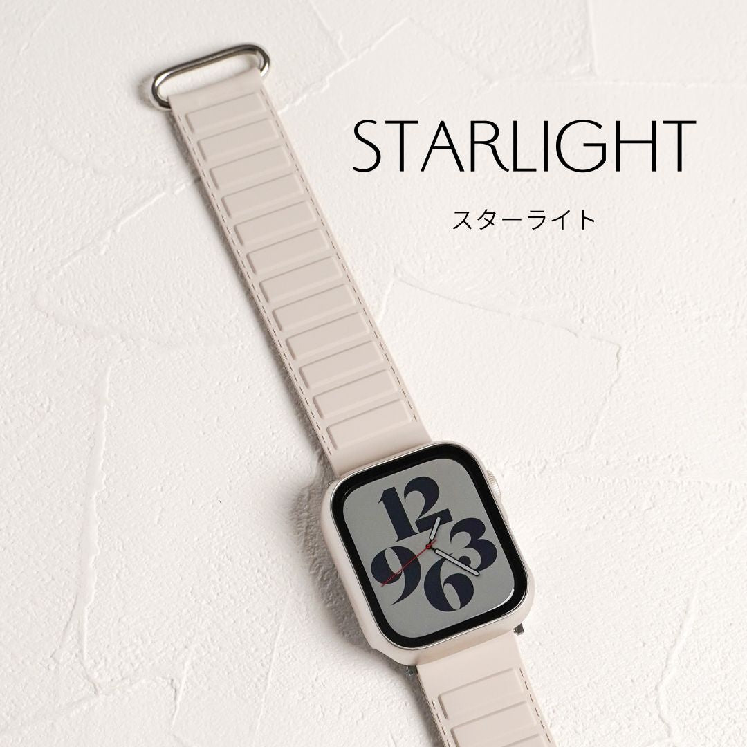 マグネット シリコン アップルウォッチバンド Apple Watch ベルト