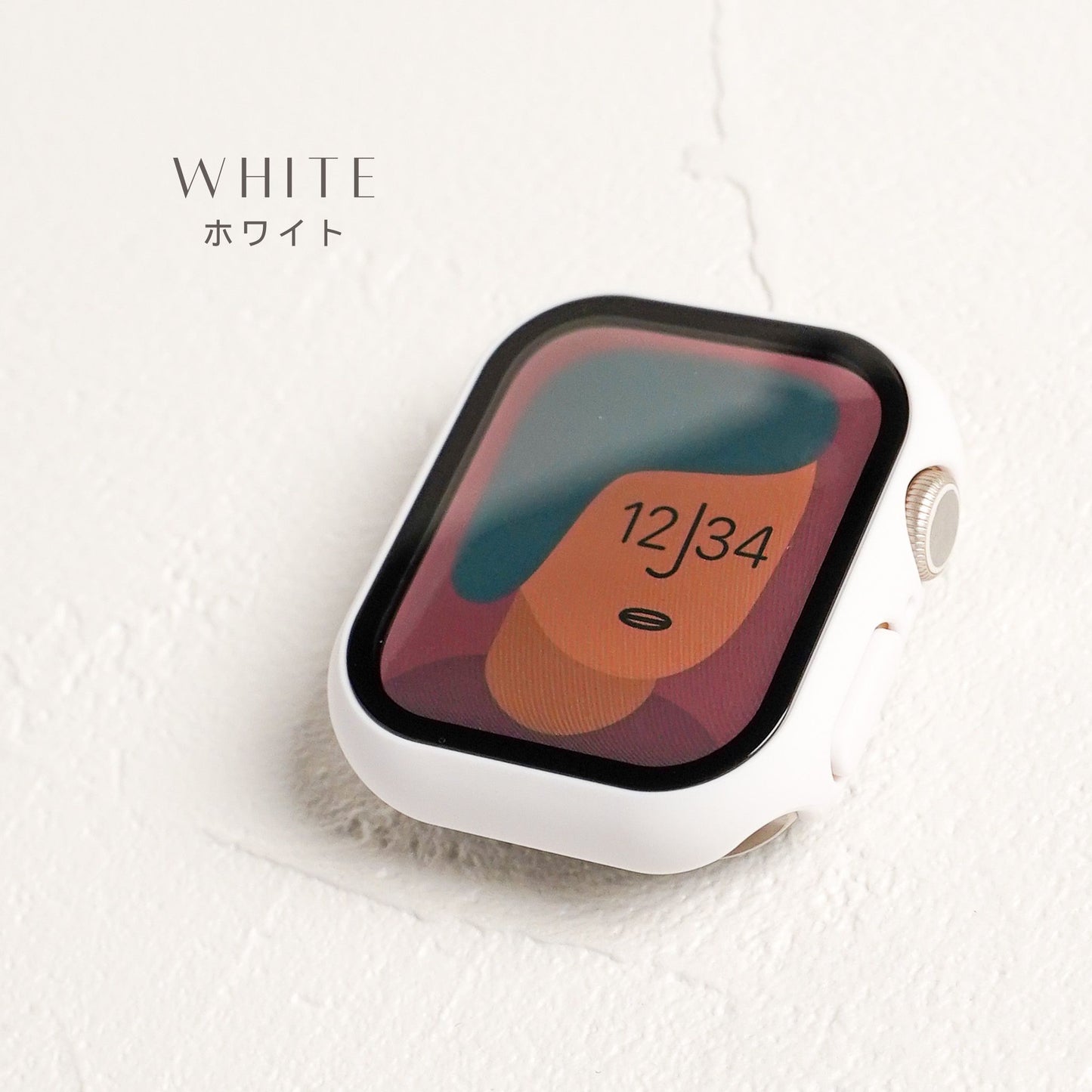 マット 全面 保護カバー ガラス付き ハードタイプ アップルウォッチ ケース Apple Watch
