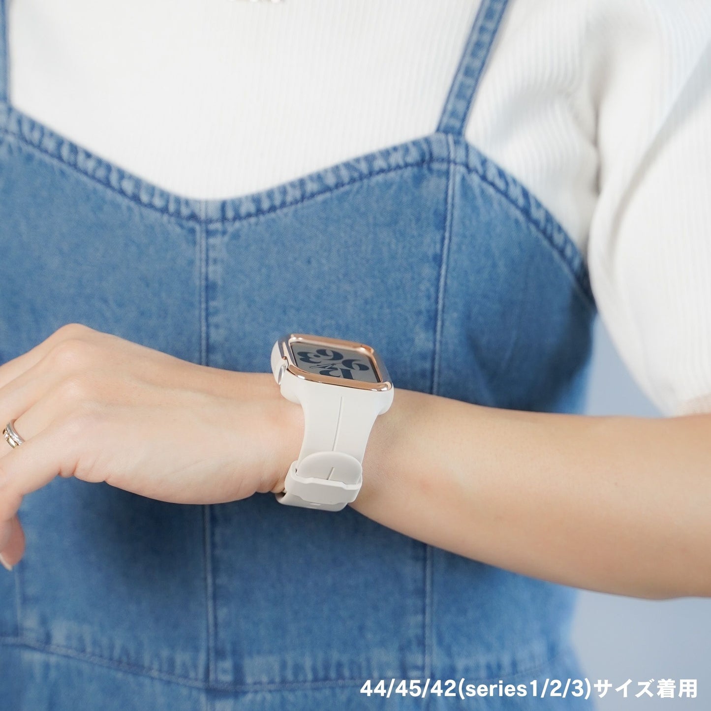 シリコン 一体型 アップルウォッチバンド ケース Apple Watch ベルト