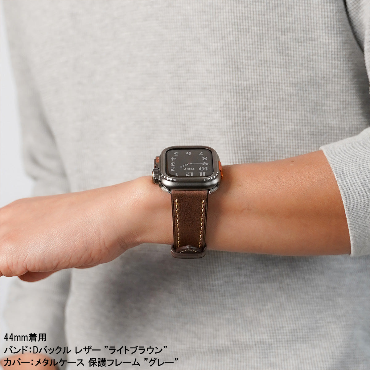 メタルケース 保護フレーム 金属 ガラスなし ハードタイプ メンズ ユニセックス Apple Watch