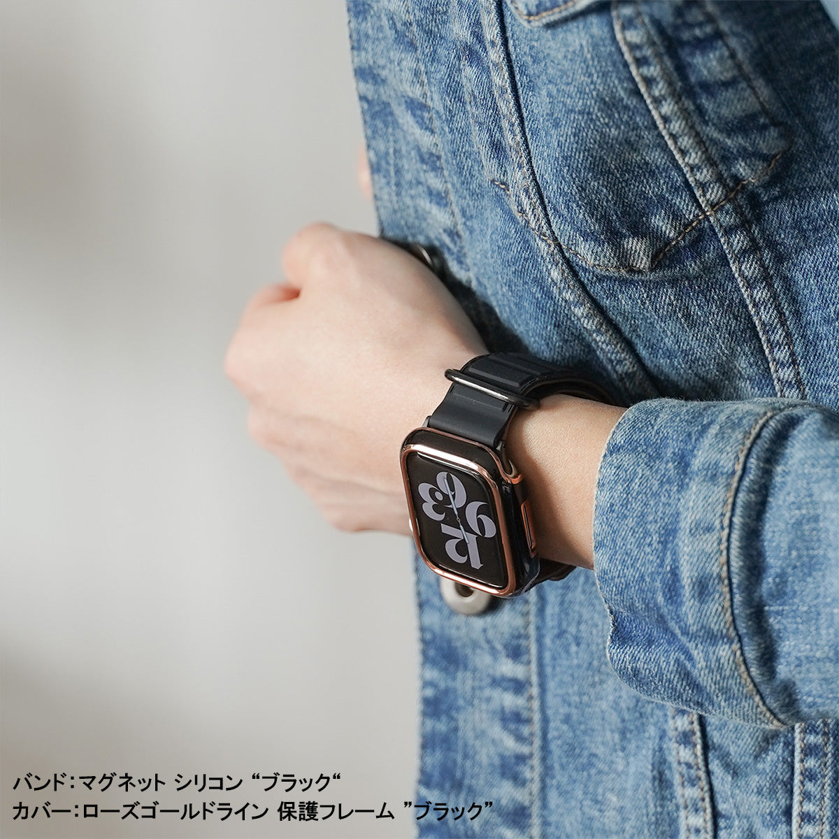 マグネット シリコン アップルウォッチバンド Apple Watch ベルト