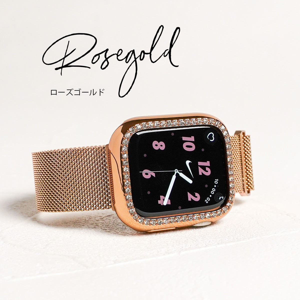 ミラネーゼ マグネット ステンレス メッシュ アップルウォッチバンド Apple Watch ベルト