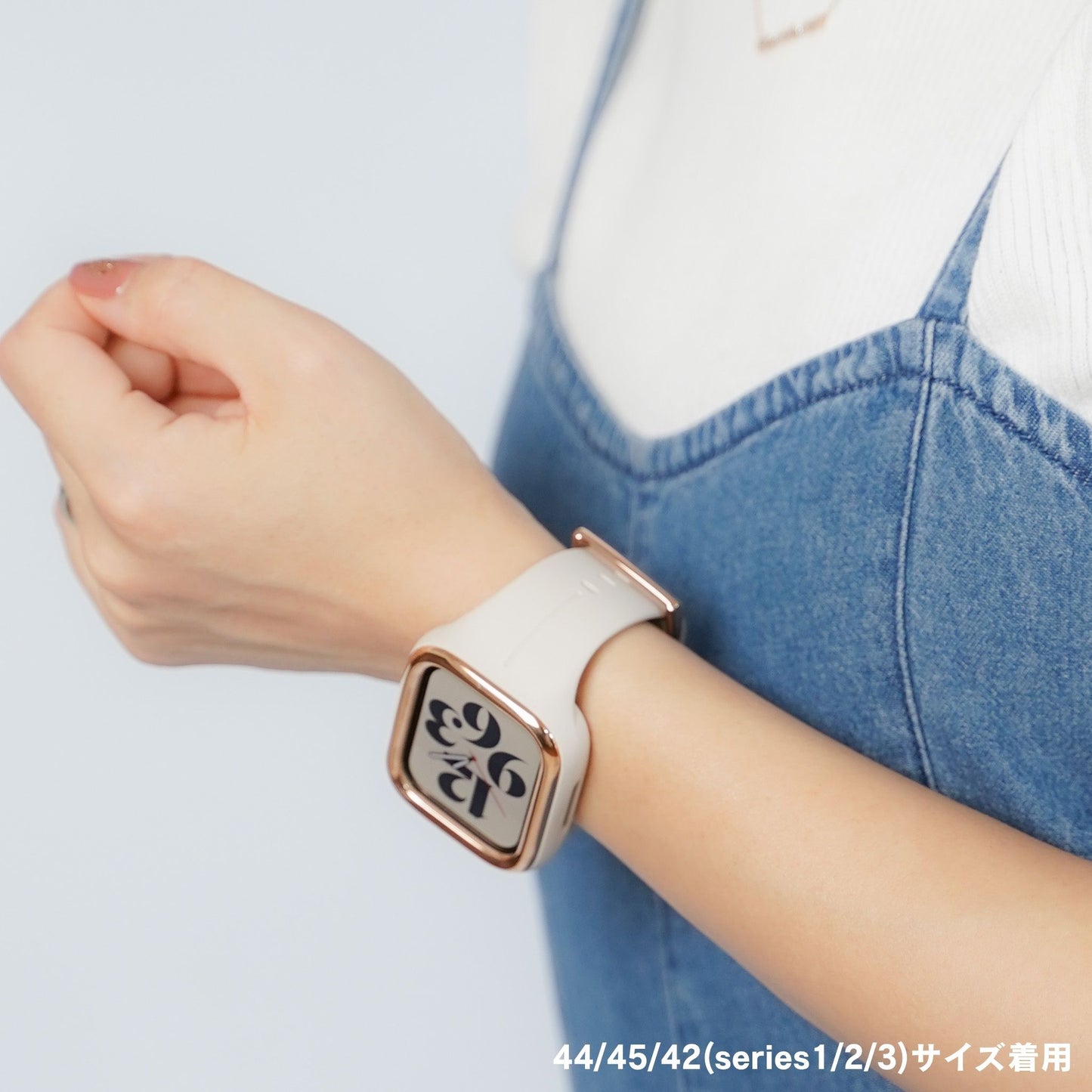シリコン 一体型 アップルウォッチバンド ケース Apple Watch ベルト
