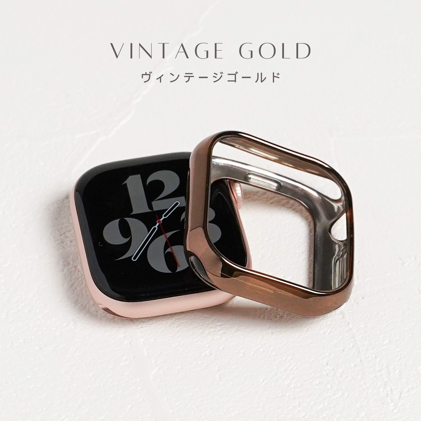 TPUハーフ 保護フレーム ソフトタイプ アップルウォッチ ハーフカバー ケース Apple Watch