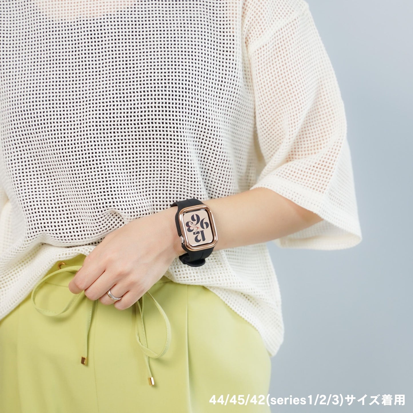 シリコン 一体型 アップルウォッチバンド ケース Apple Watch ベルト