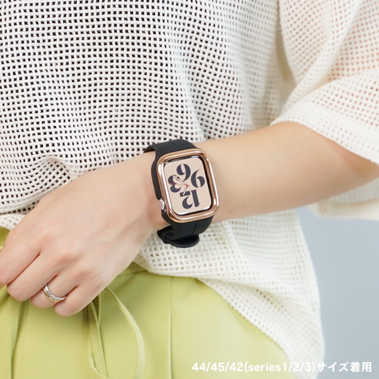 シリコン 一体型 アップルウォッチバンド ケース Apple Watch ベルト