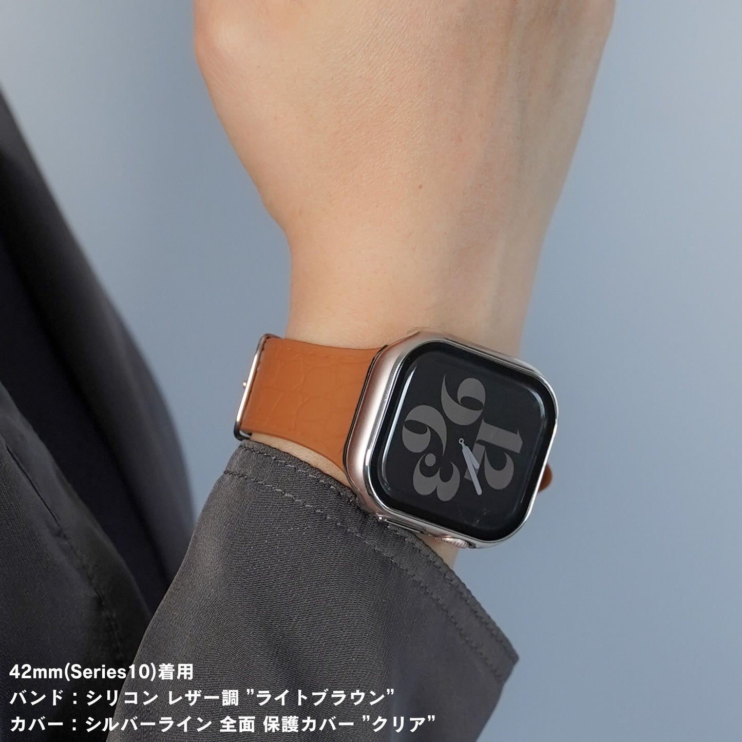 【NEW】シリコン レザー調 アップルウォッチバンド Apple Watch ベルト