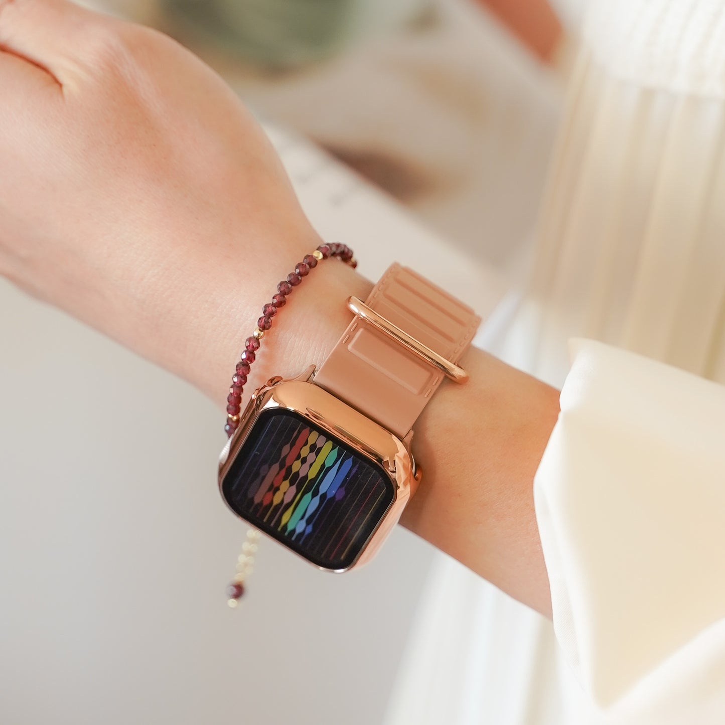 マグネット シリコン アップルウォッチバンド Apple Watch ベルト