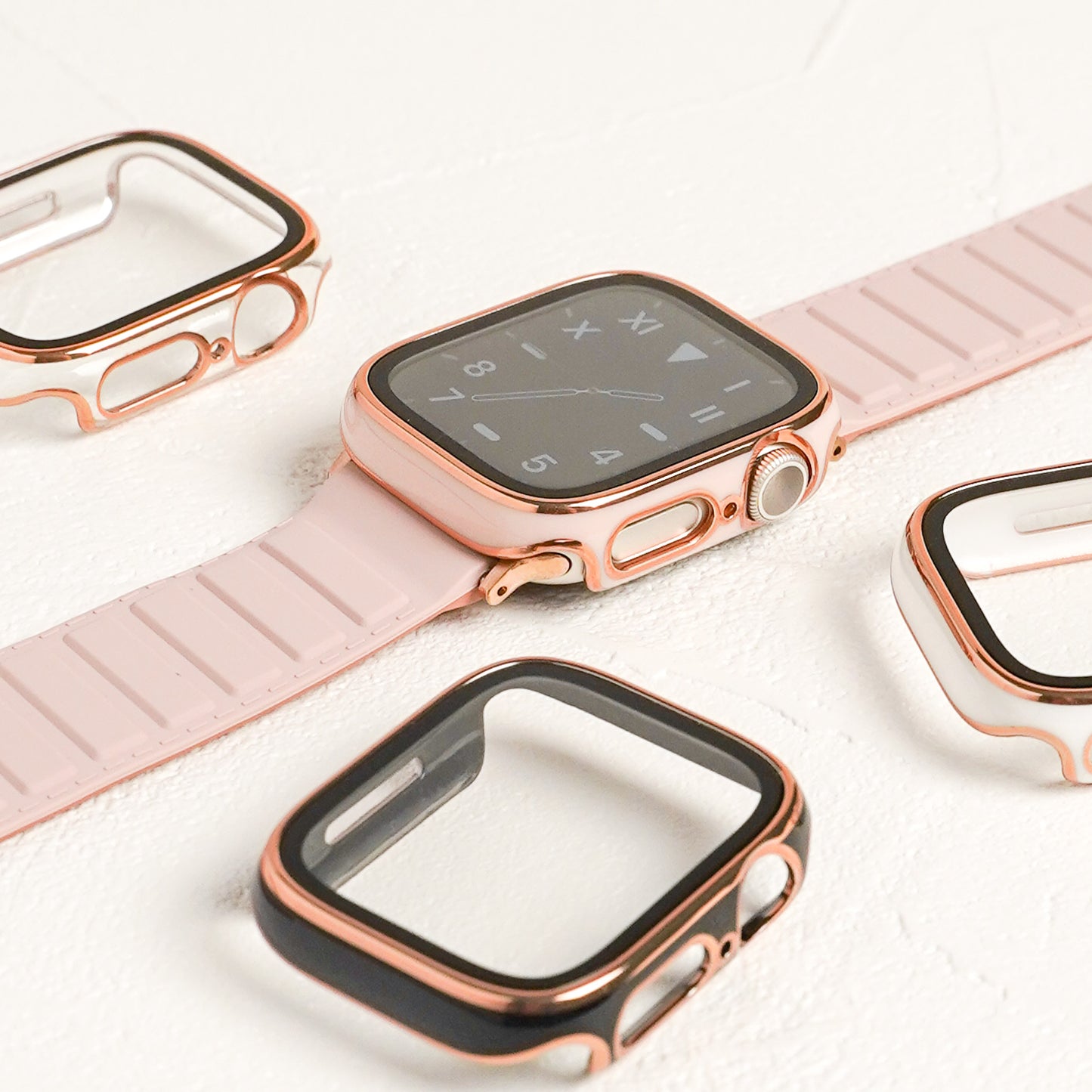 Rose Gold Line Full Protective Cover Hard Type Apple Watch Case Apple Watch