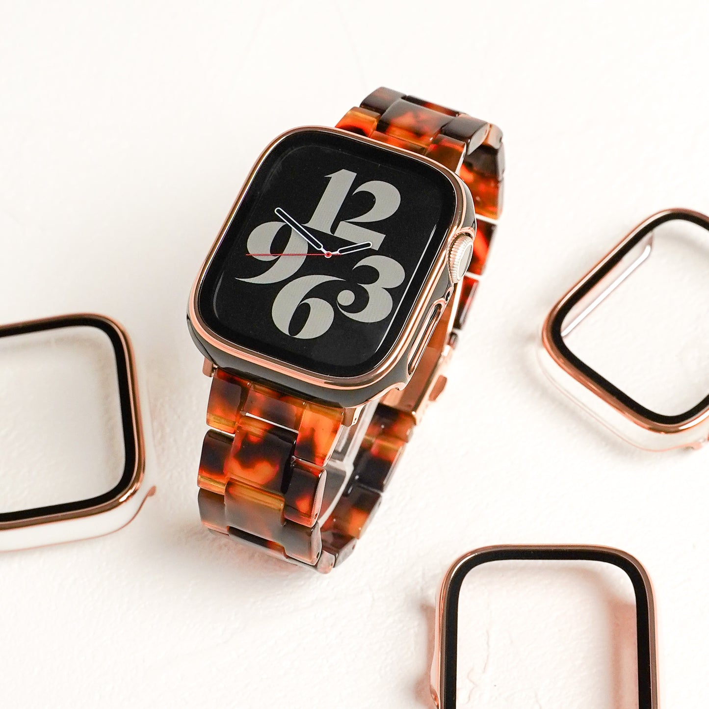 Rose Gold Line Full Protective Cover Hard Type Apple Watch Case Apple Watch