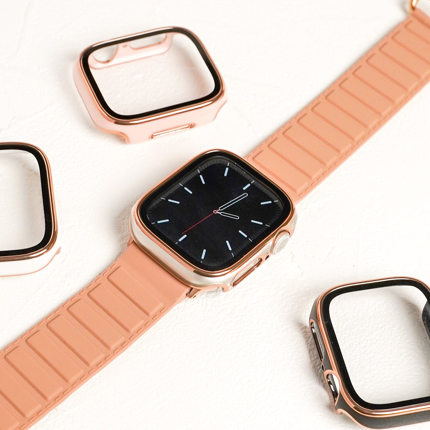 Rose Gold Line Full Protective Cover Hard Type Apple Watch Case Apple Watch