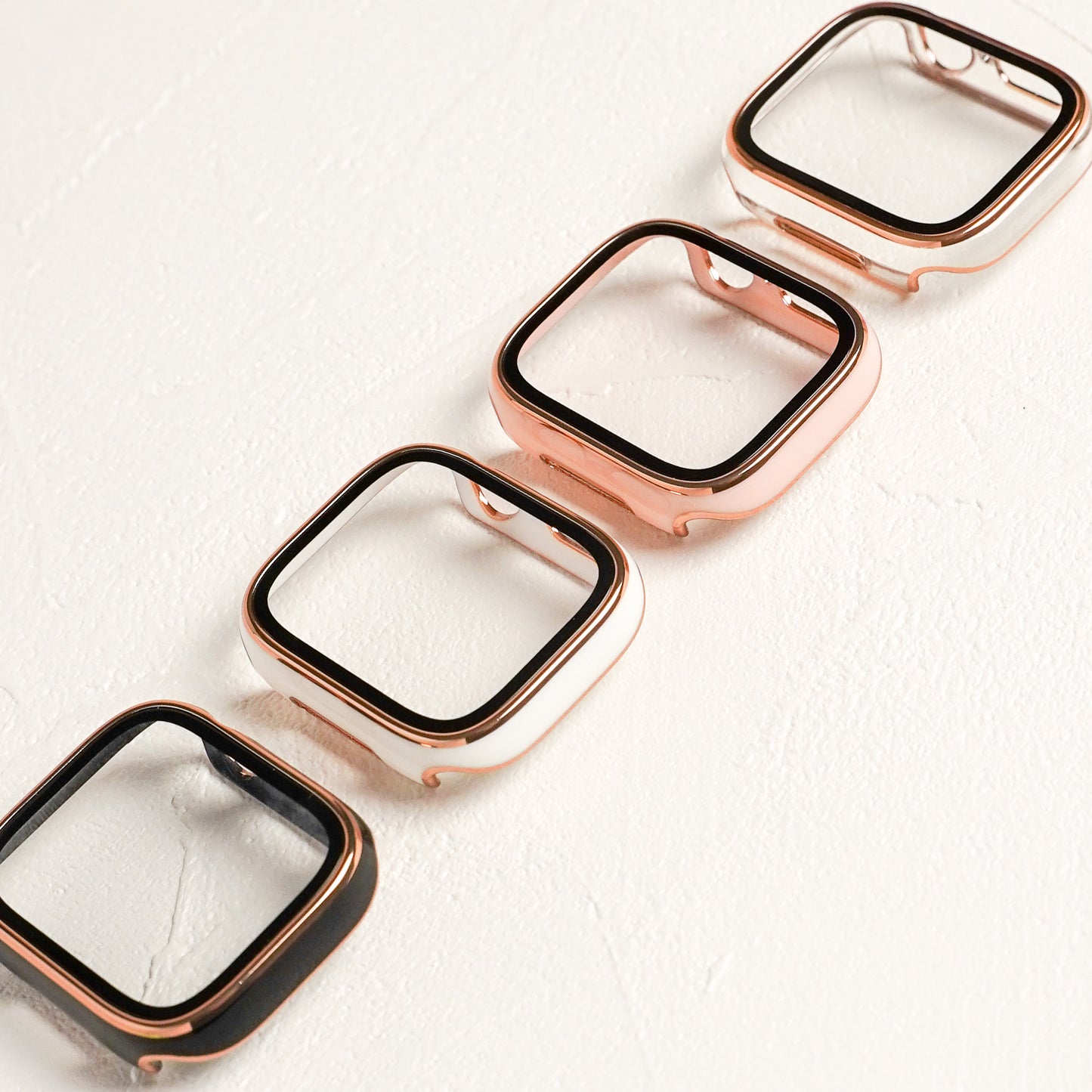 Rose Gold Line Full Protective Cover Hard Type Apple Watch Case Apple Watch