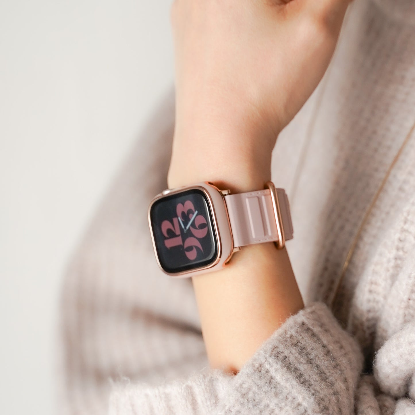 Rose Gold Line Full Protective Cover Hard Type Apple Watch Case Apple Watch