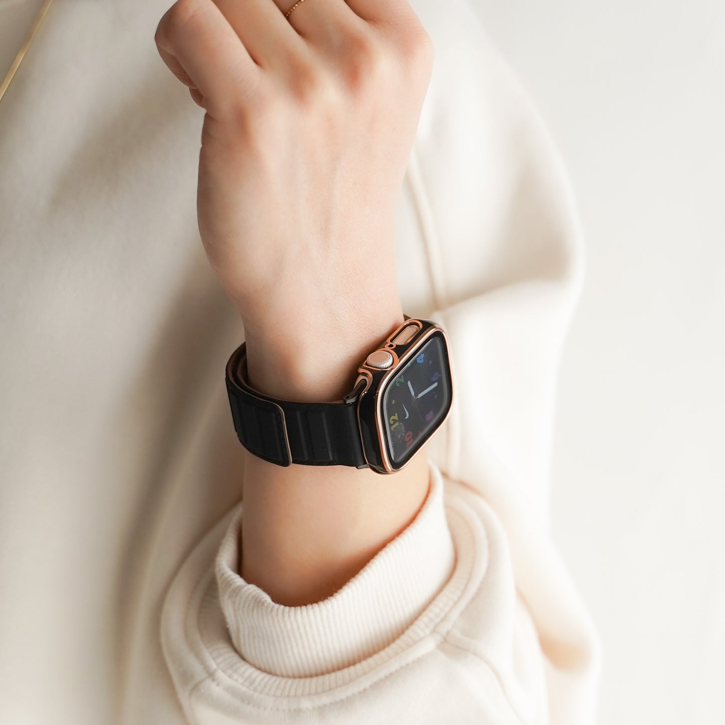 Rose Gold Line Full Protective Cover Hard Type Apple Watch Case Apple Watch