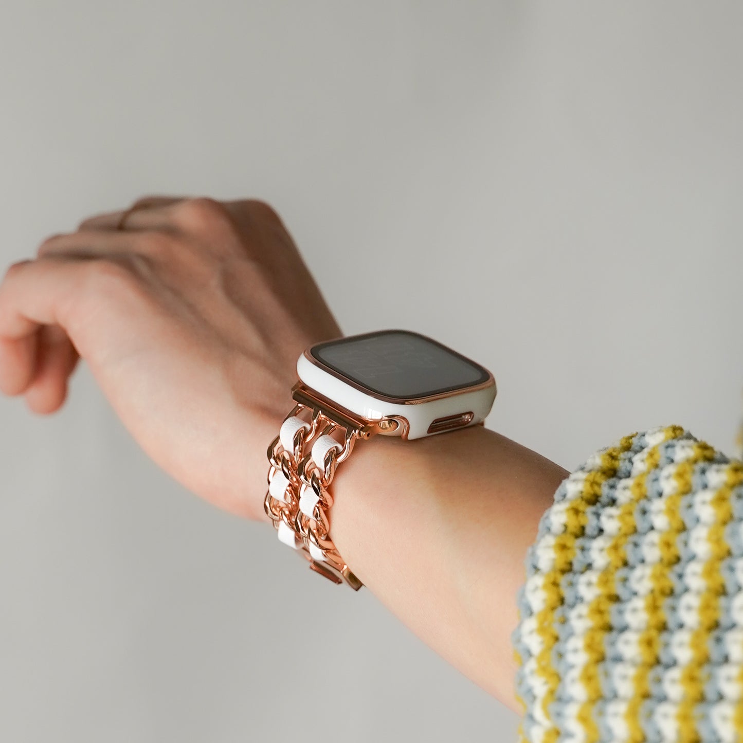 Rose Gold Line Full Protective Cover Hard Type Apple Watch Case Apple Watch