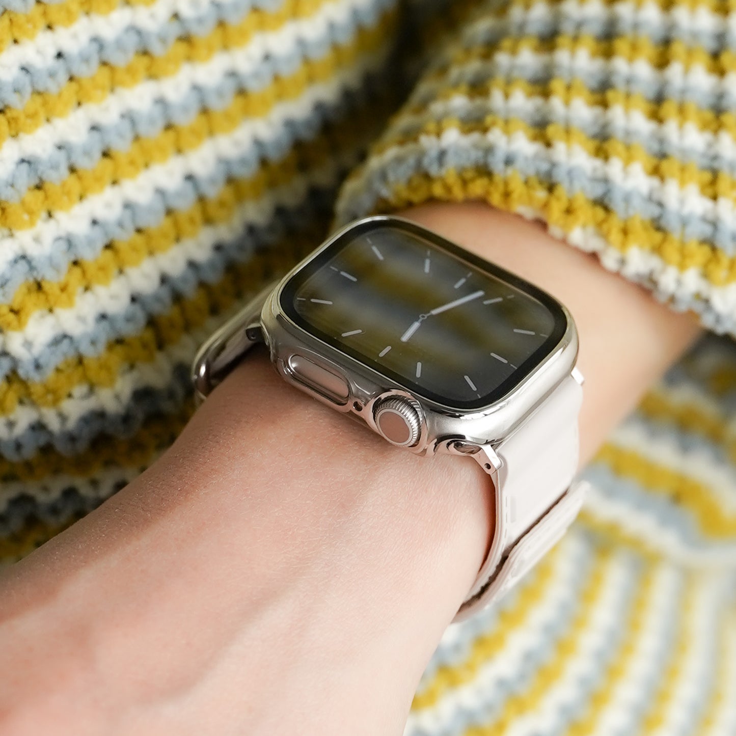 シルバーライン 全面 保護カバー ハードタイプ アップルウォッチ ケース Apple Watch