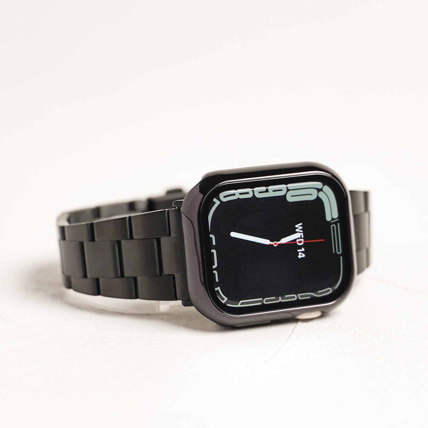 ステンレス 工具不要 三連 アップルウォッチバンド Apple Watch ベルト