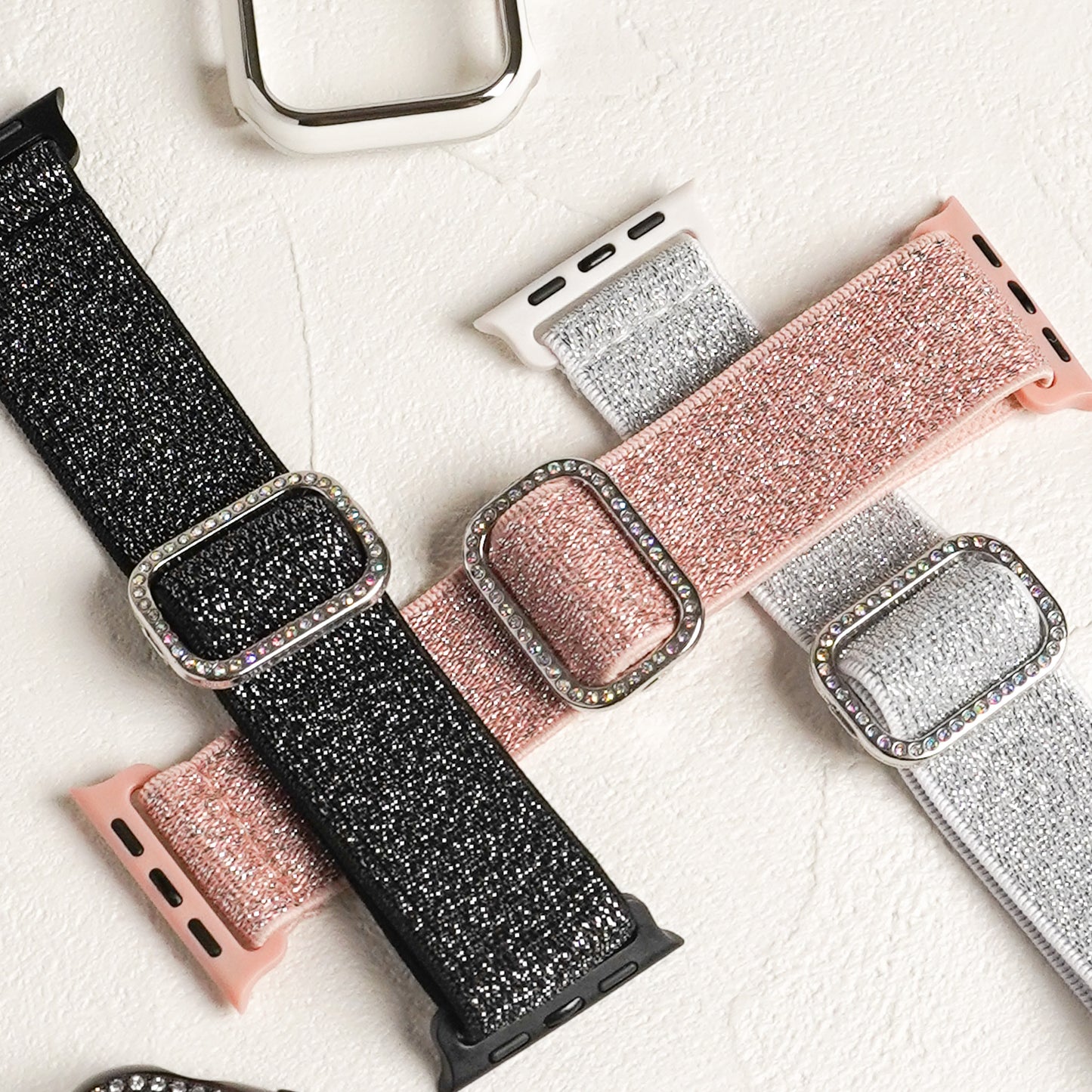 Nylon Glitter Stone Apple Watch Band Sparkly Apple watch