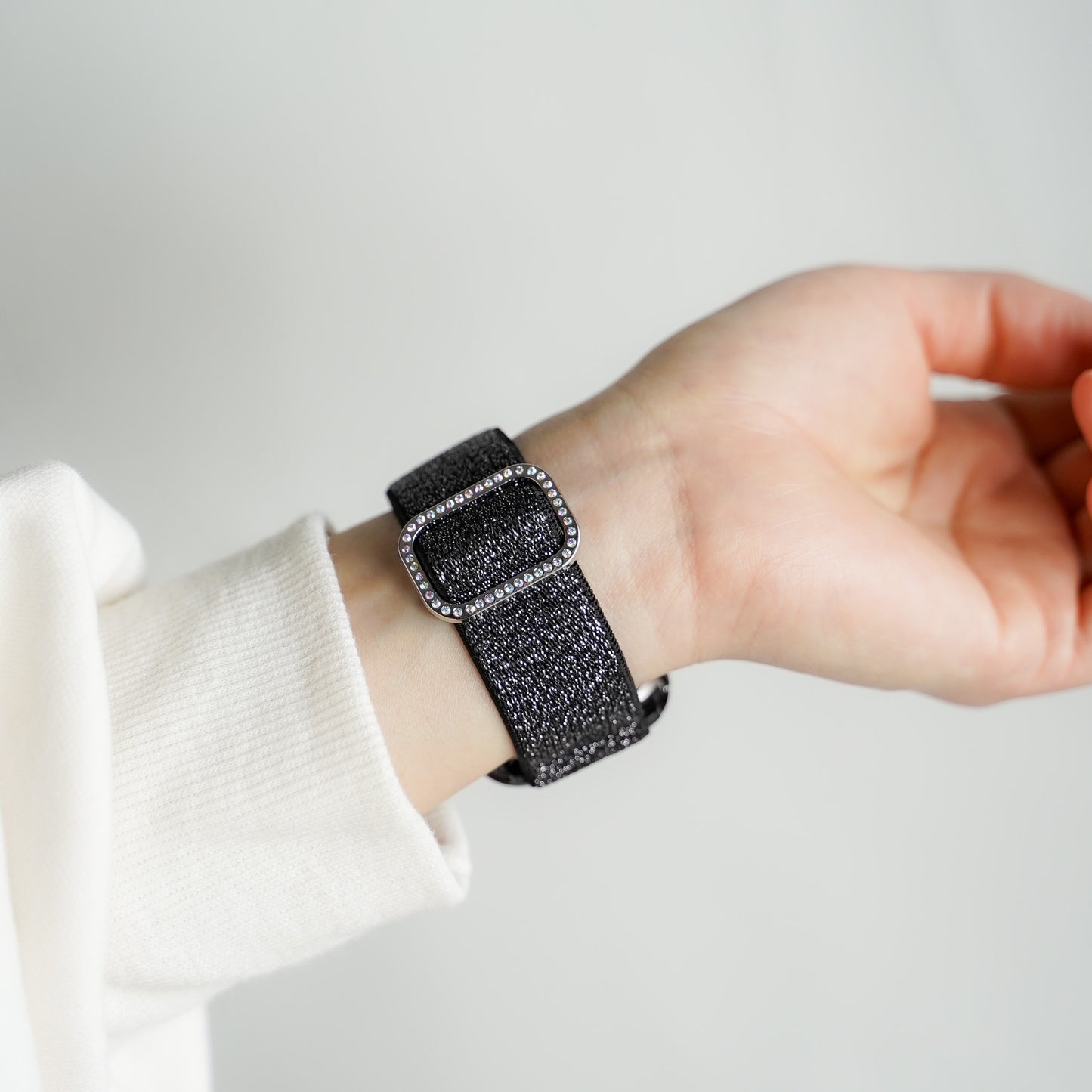 Nylon Glitter Stone Apple Watch Band Sparkly Apple watch