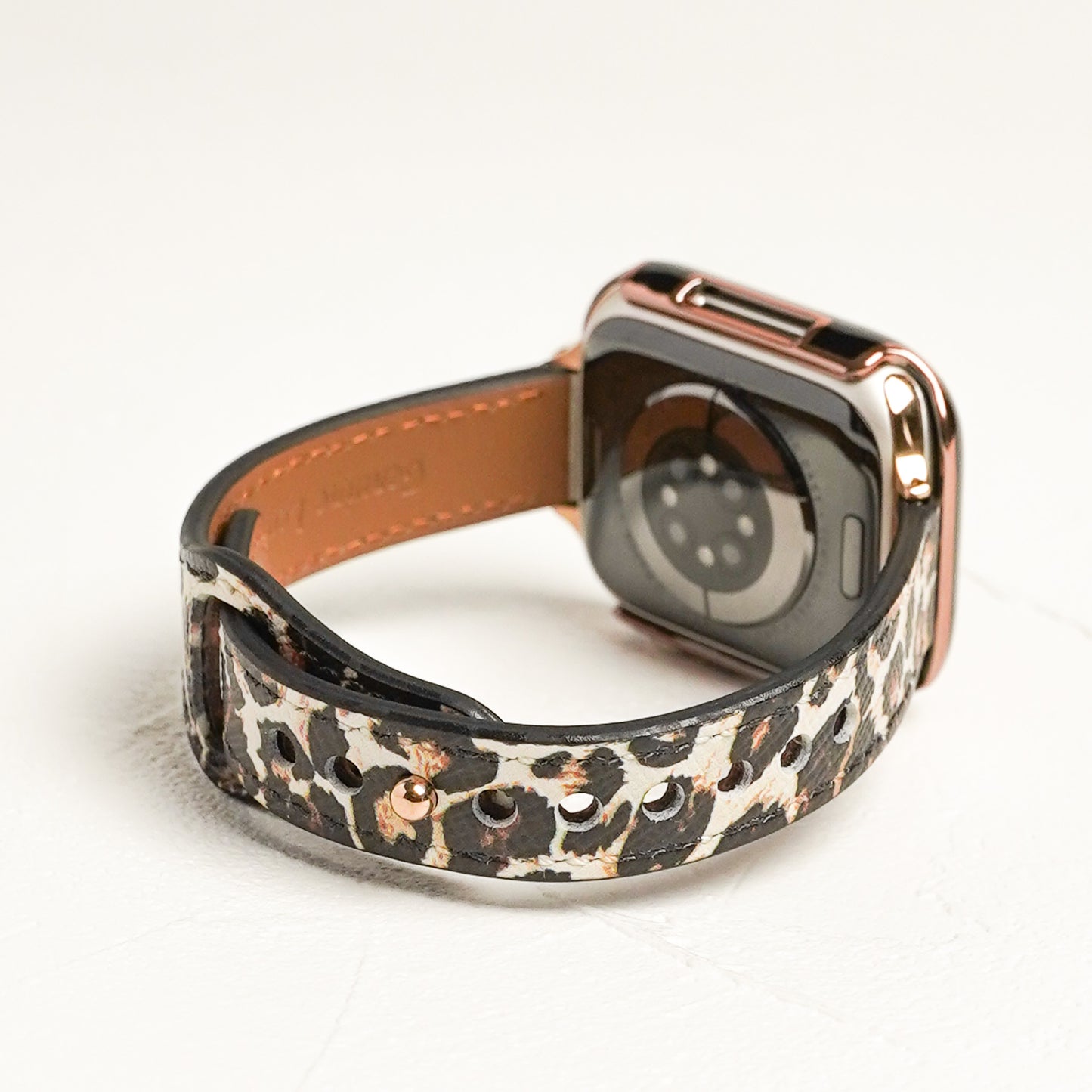レオパード スリムレザー アップルウォッチバンド ヒョウ柄 Apple Watch ベルト