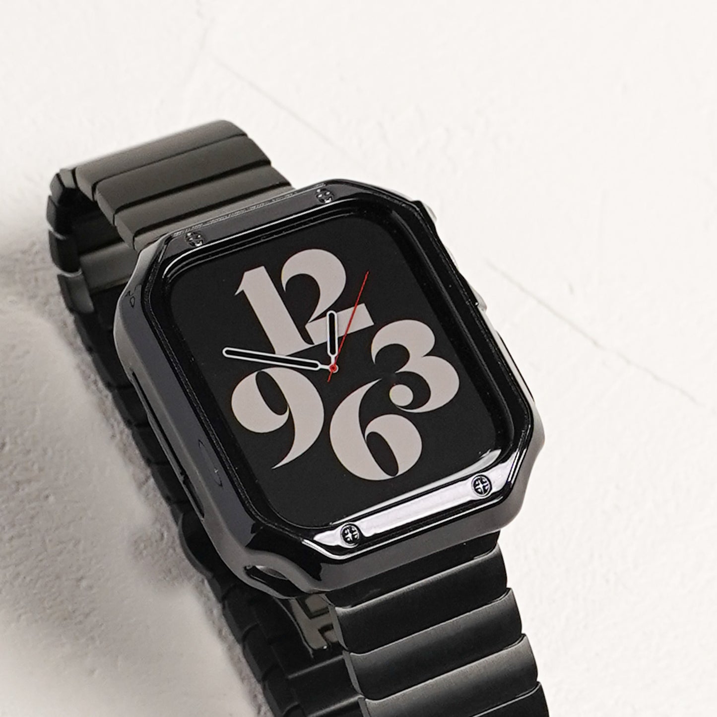 TPU メッキ スクエア 保護フレーム ソフトタイプ アップルウォッチ ハーフカバー ケース Apple Watch