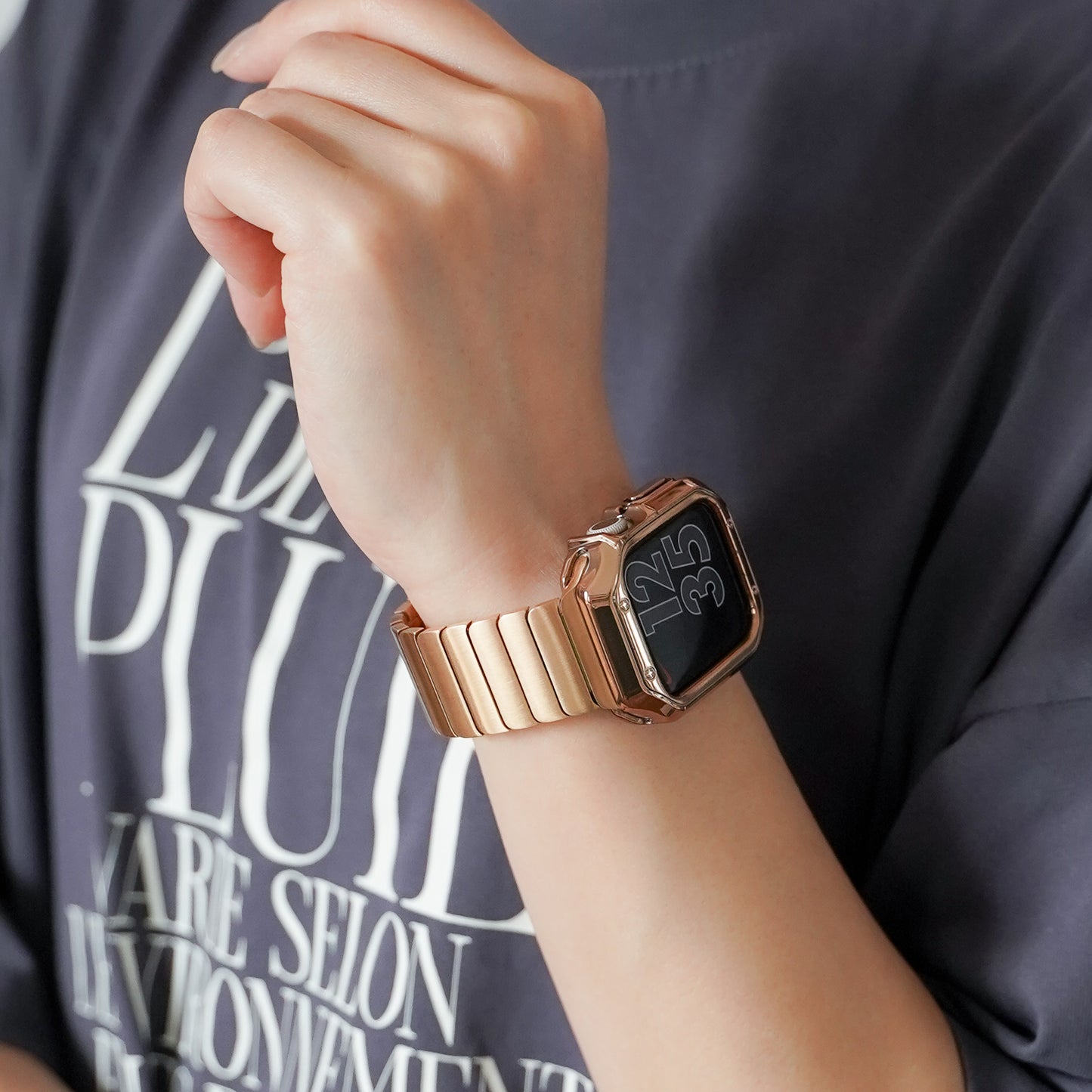 Stainless Steel Single Type Apple Watch Band Apple Watch