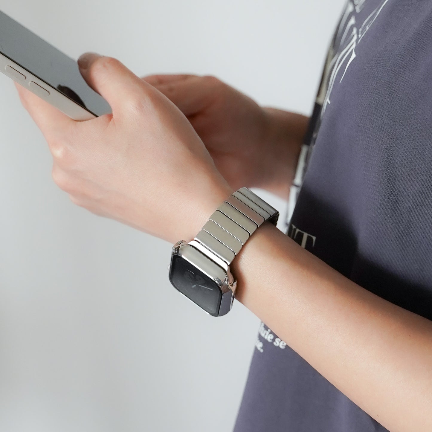 Stainless Steel Single Type Apple Watch Band Apple Watch