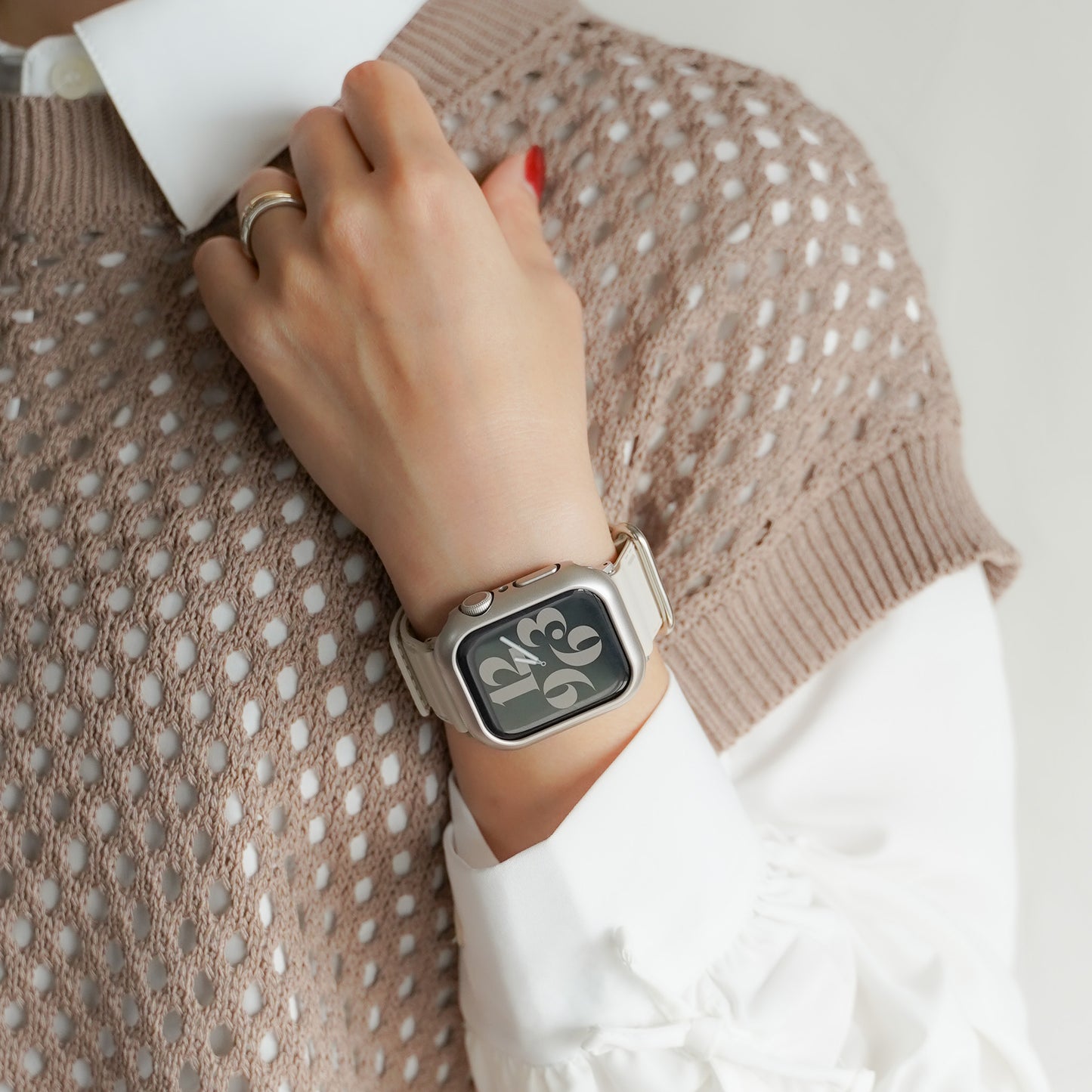 マット 保護フレーム ガラスなし ハードタイプ アップルウォッチ ケース Apple watch