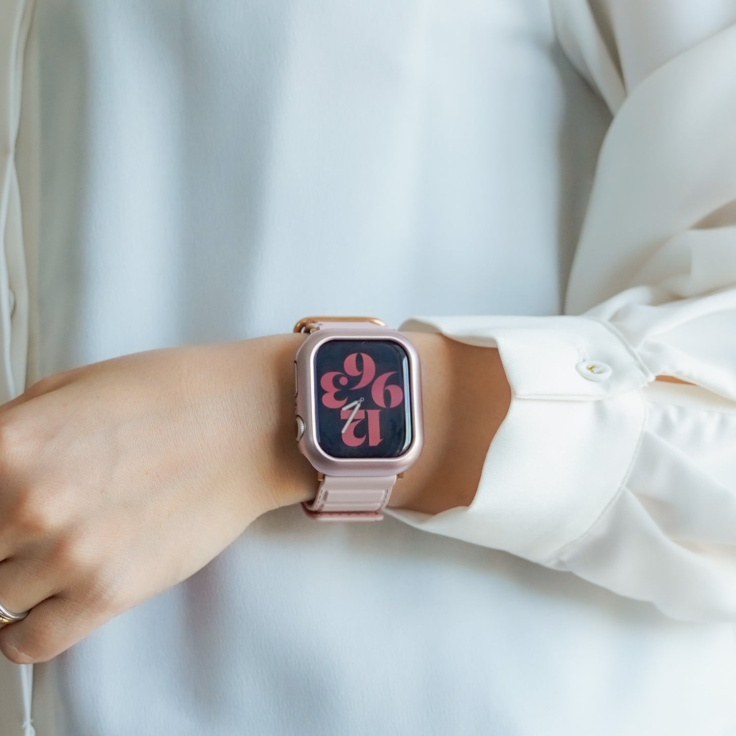 マット 保護フレーム ガラスなし ハードタイプ アップルウォッチ ケース Apple watch