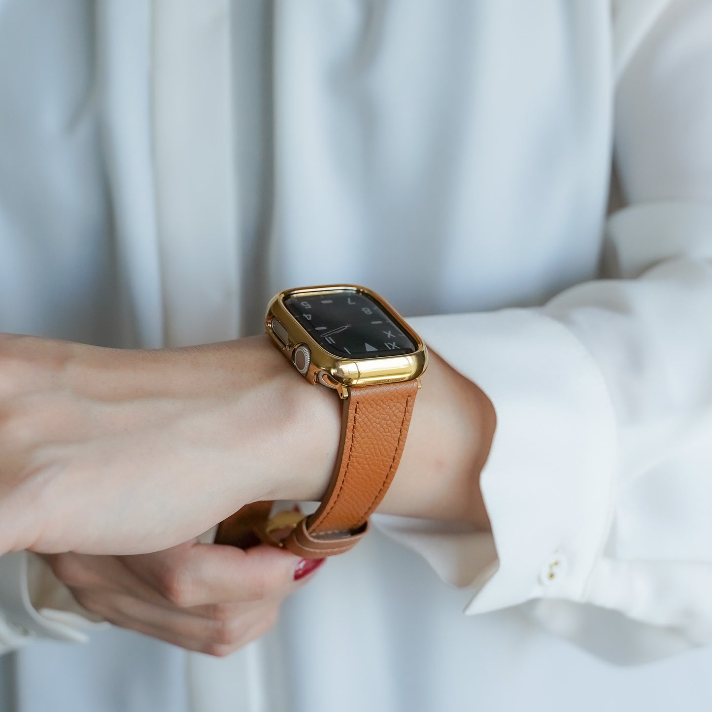 レザー ベーシック アップルウォッチバンド Apple Watch ベルト