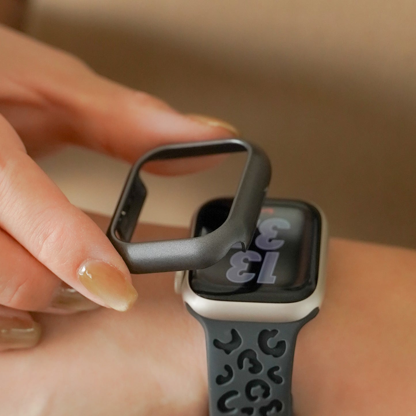 マット 保護フレーム ガラスなし ハードタイプ アップルウォッチ ケース Apple watch
