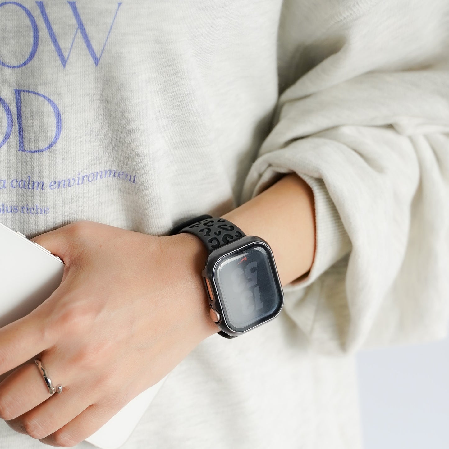 マット 全面 保護カバー ガラス付き ハードタイプ アップルウォッチ ケース Apple Watch