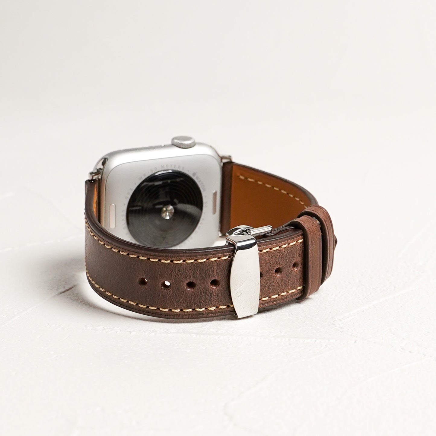 Dバックル レザー メンズ 本革 アップルウォッチバンド Apple Watch ベルト