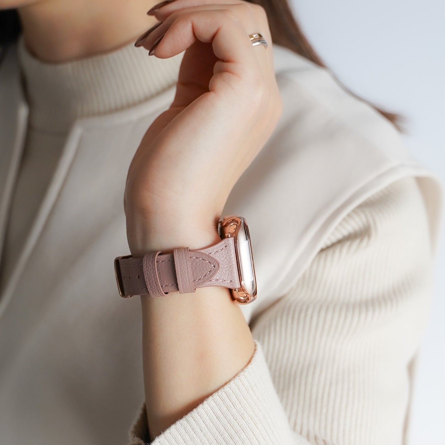 レザー ダスティカラー アップルウォッチバンド Apple Watch ベルト