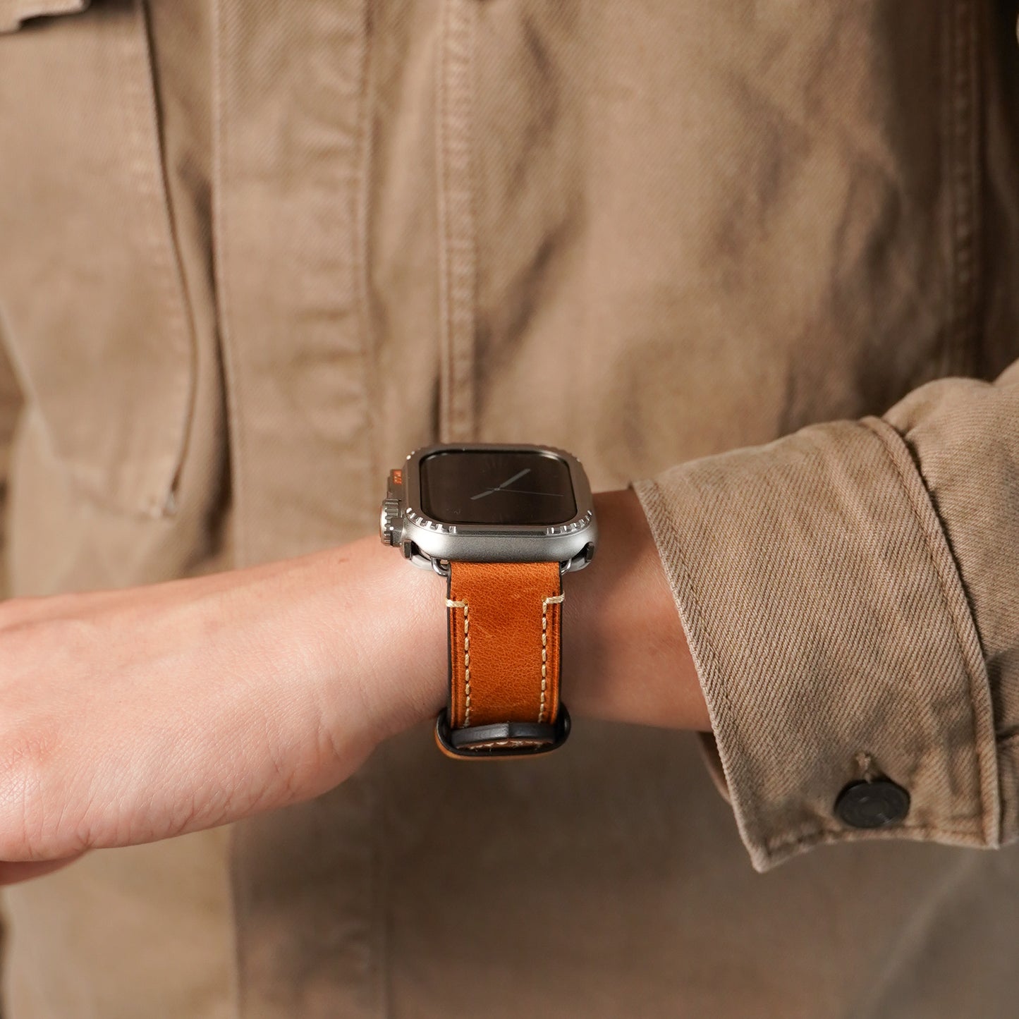 メタルケース 保護フレーム 金属 ガラスなし ハードタイプ メンズ ユニセックス Apple Watch