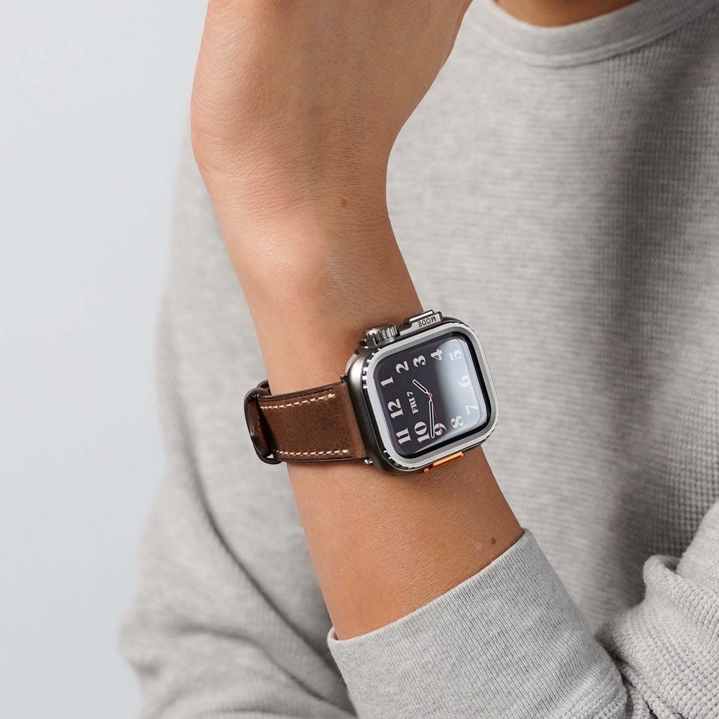 メタルケース 保護フレーム 金属 ガラスなし ハードタイプ メンズ ユニセックス Apple Watch