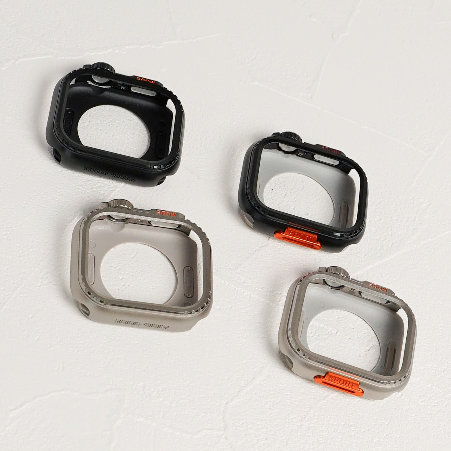 メタルケース 保護フレーム 金属 ガラスなし ハードタイプ メンズ ユニセックス Apple Watch