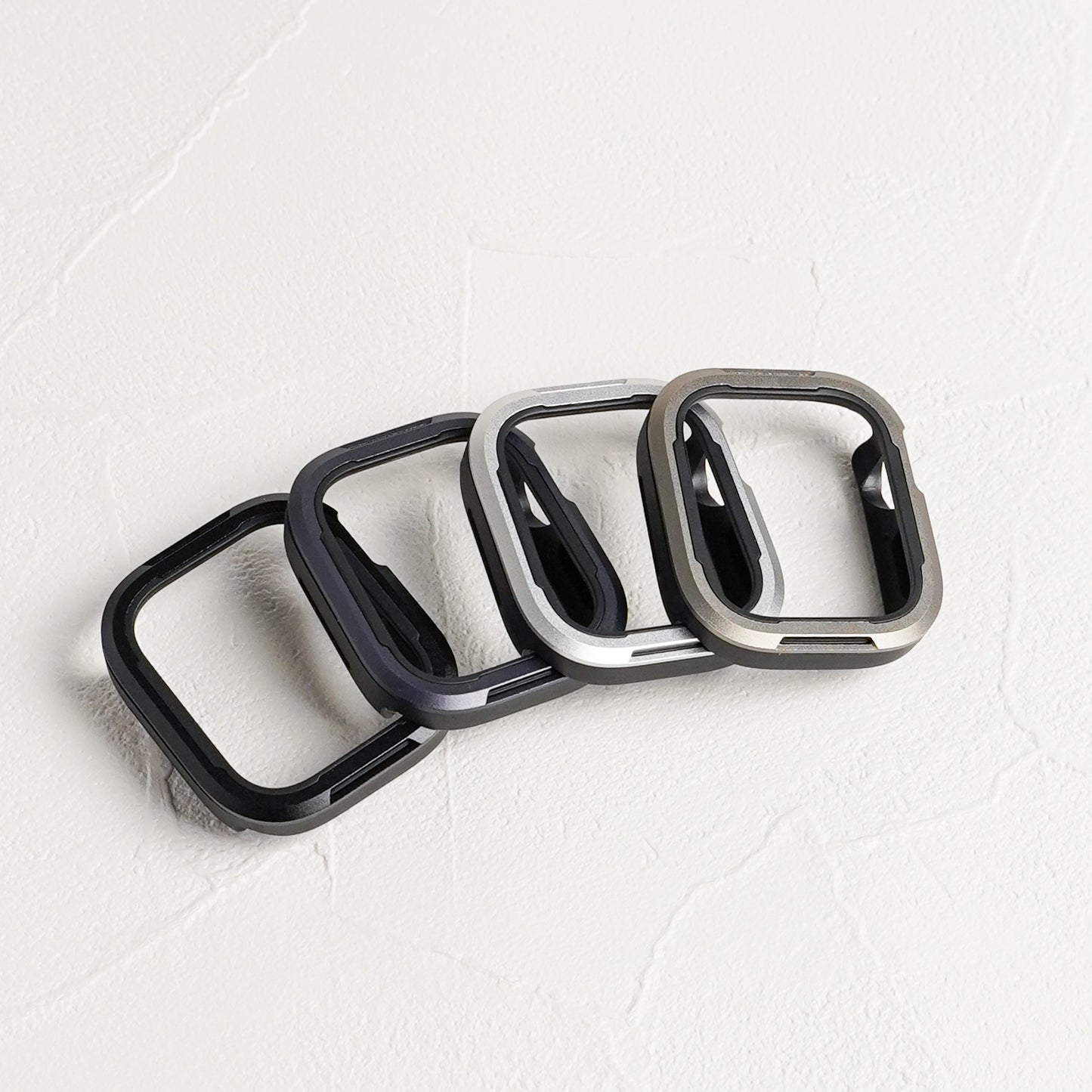 TPU×アルミ 保護フレーム ガラスなし アップルウォッチ ケース Apple Watch