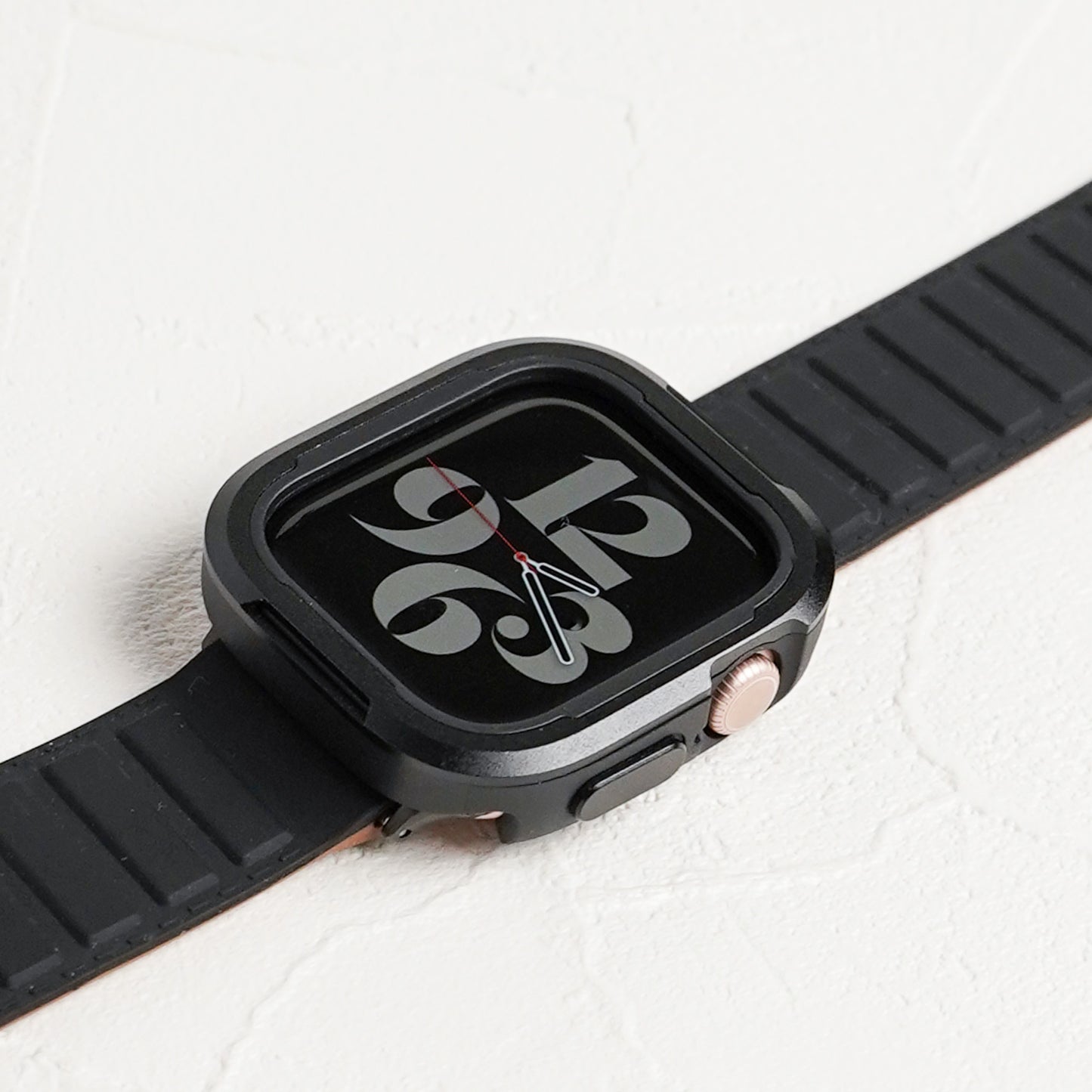 TPU×アルミ 保護フレーム ガラスなし アップルウォッチ ケース Apple Watch