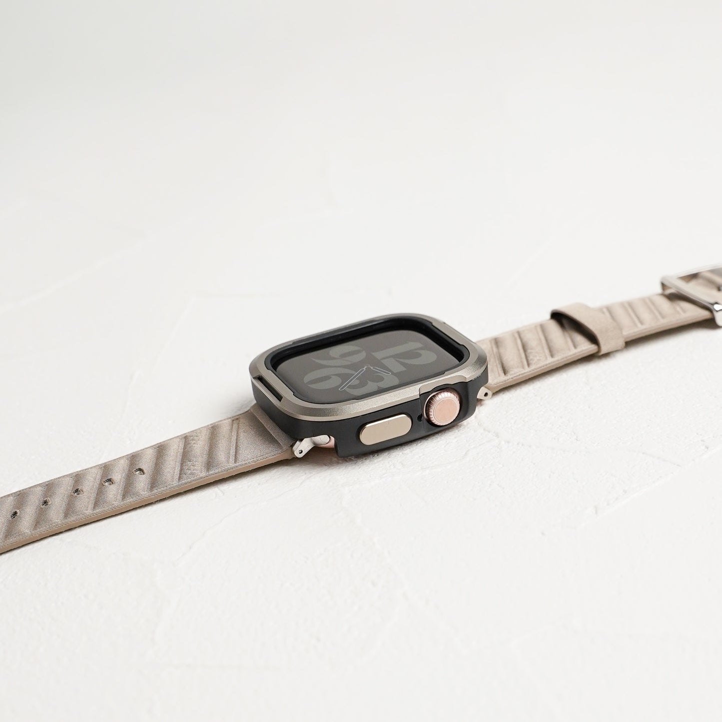 TPU×アルミ 保護フレーム ガラスなし アップルウォッチ ケース Apple Watch