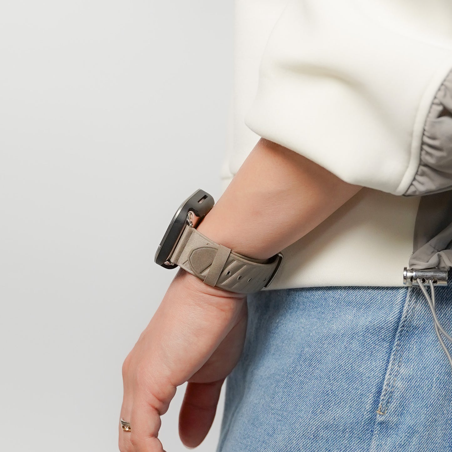 ナイロンファブリック ユニセックス ストライプ アップルウォッチバンド Apple Watch ベルト