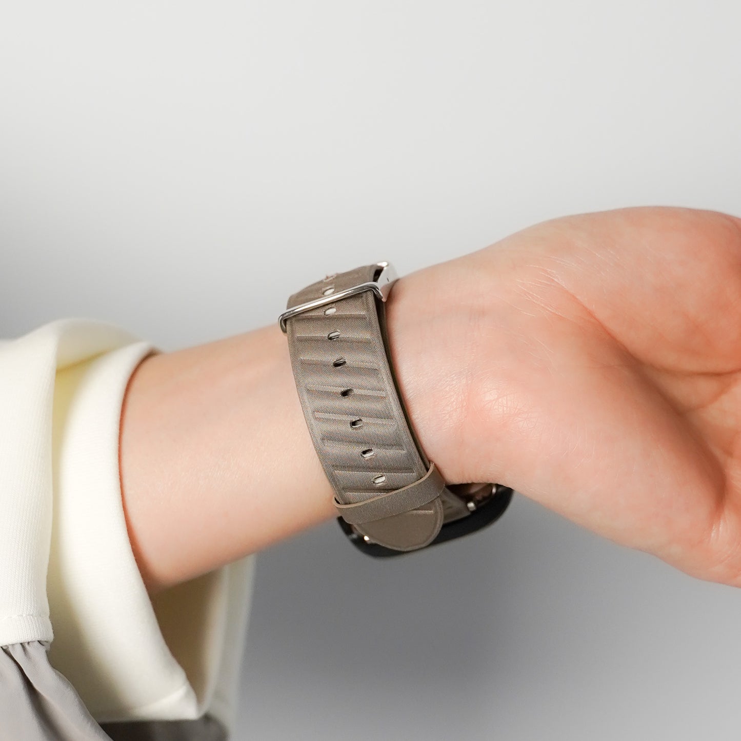 ナイロンファブリック ユニセックス ストライプ アップルウォッチバンド Apple Watch ベルト